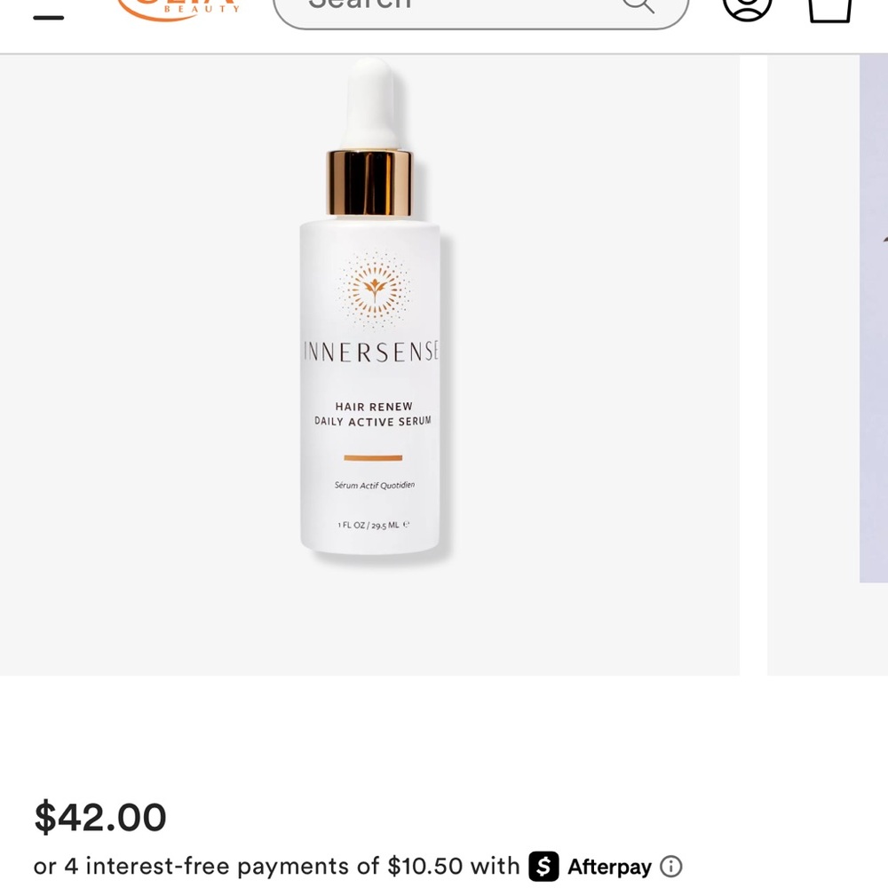 Innersense hair renewal daily active serum. New never been used.